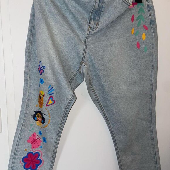 Disney Encanto Mirabel Mom Jeans Plus Size 18 - Picture 4 of 4